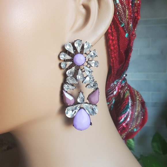 Handpicked/Imported Jewelry - NEW Purple Earrings for special days